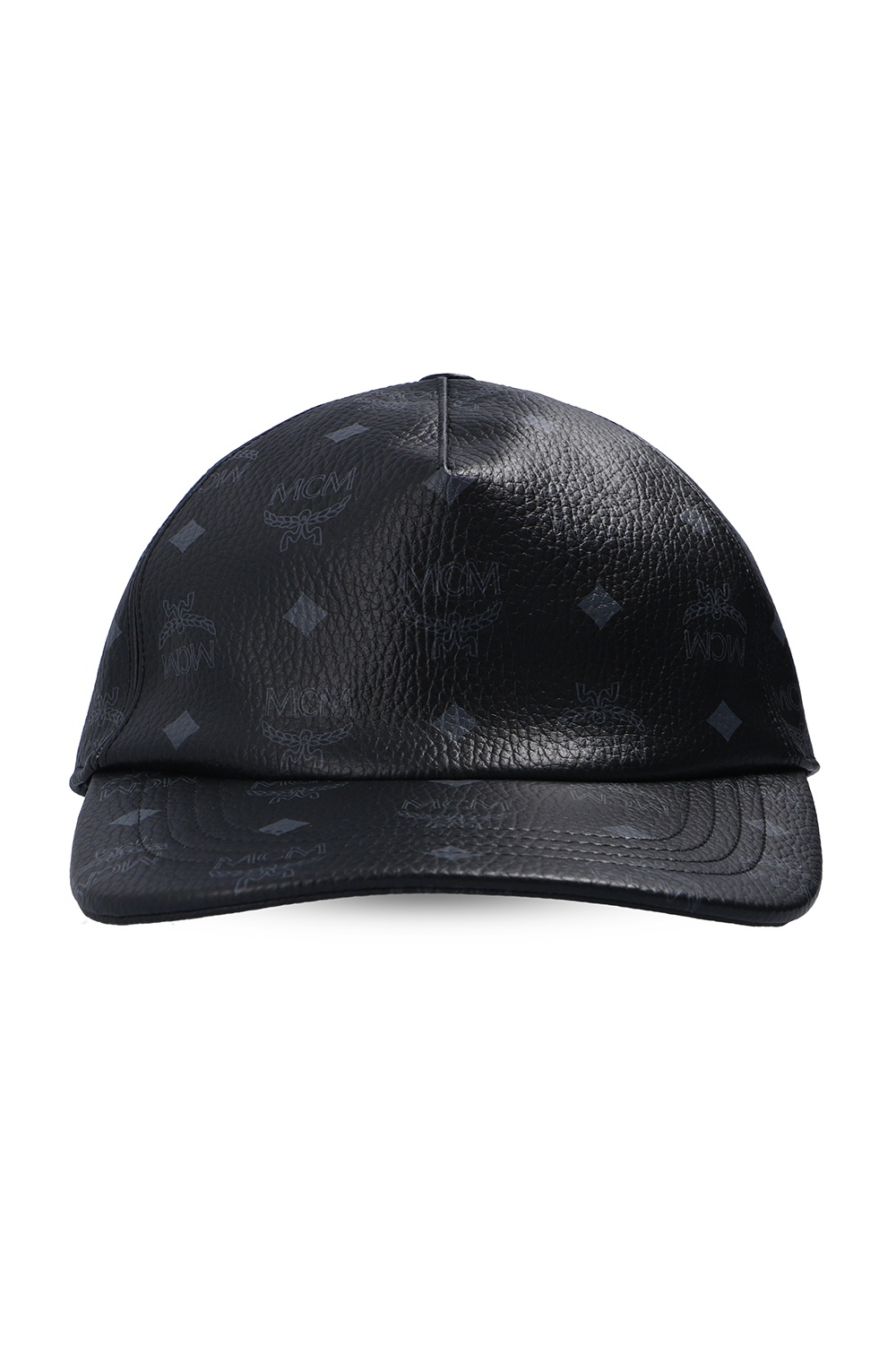 Mcm leather outlet hat